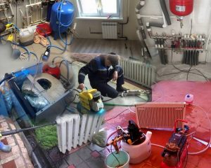 Промывка системы отопления и замена теплоносителя в Дмитрове